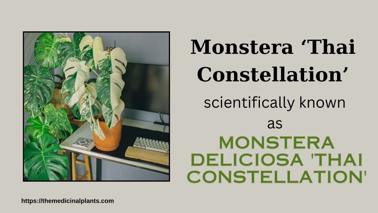 1House plant- Monstera ‘Thai Constellation’